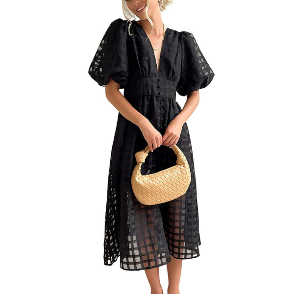 אליאנה - שמלת מידי קיץ אלגנטית