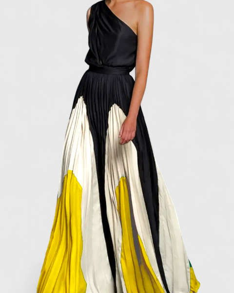 שמלות מקסי אנטיה עם כתפיים חשופות ודפוס אלגנטי