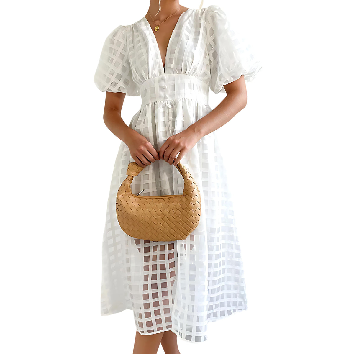 אליאנה - שמלת מידי קיץ אלגנטית