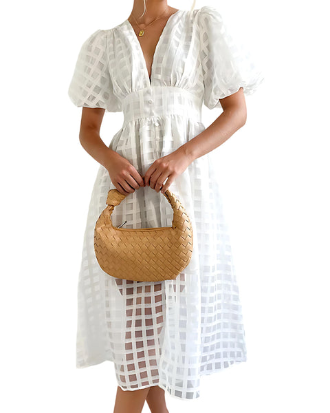 אליאנה - שמלת מידי קיץ אלגנטית