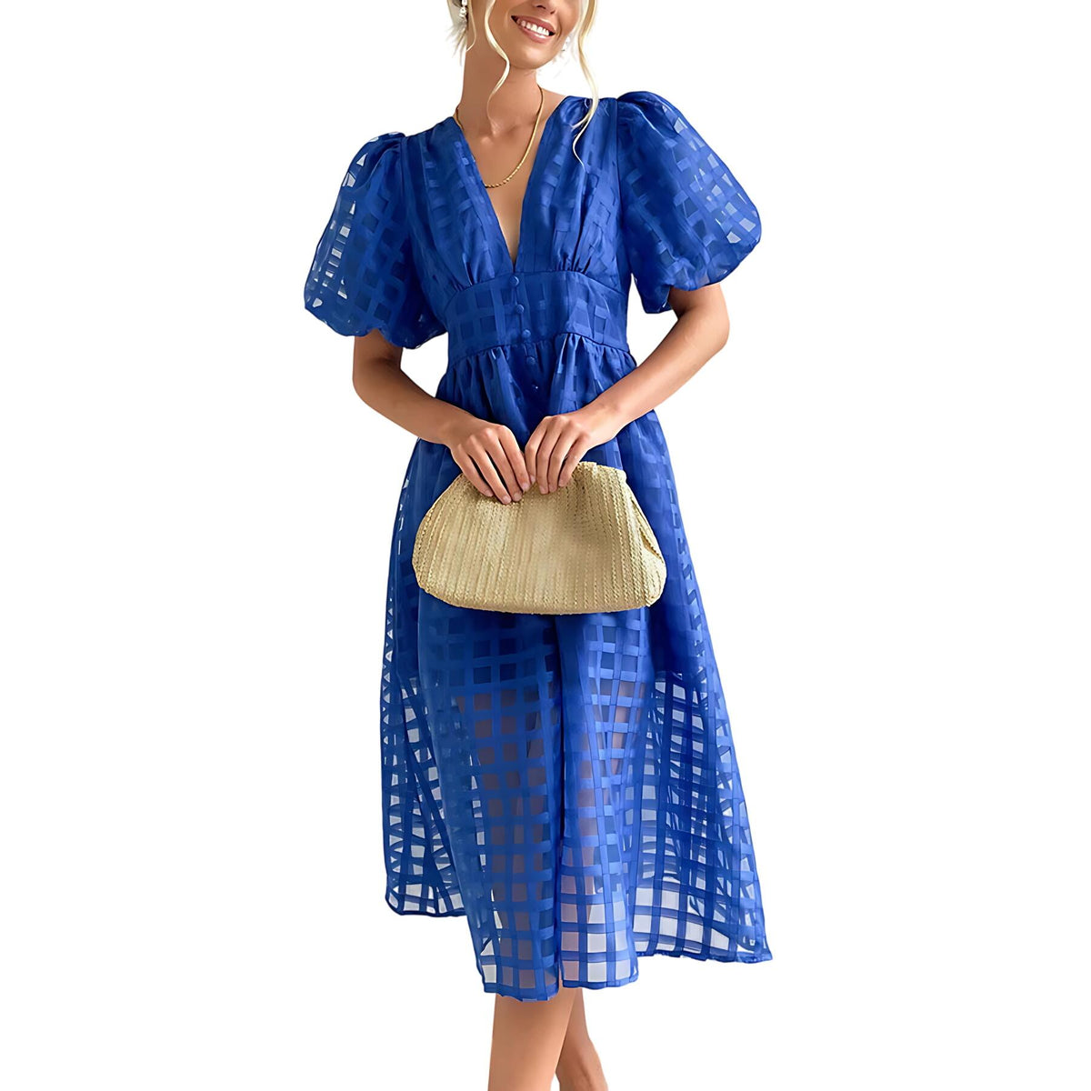 אליאנה - שמלת מידי קיץ אלגנטית