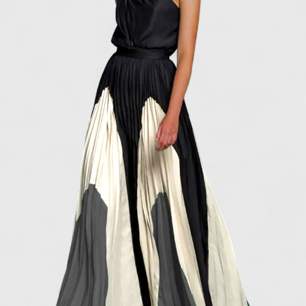 שמלות מקסי אנטיה עם כתפיים חשופות ודפוס אלגנטי