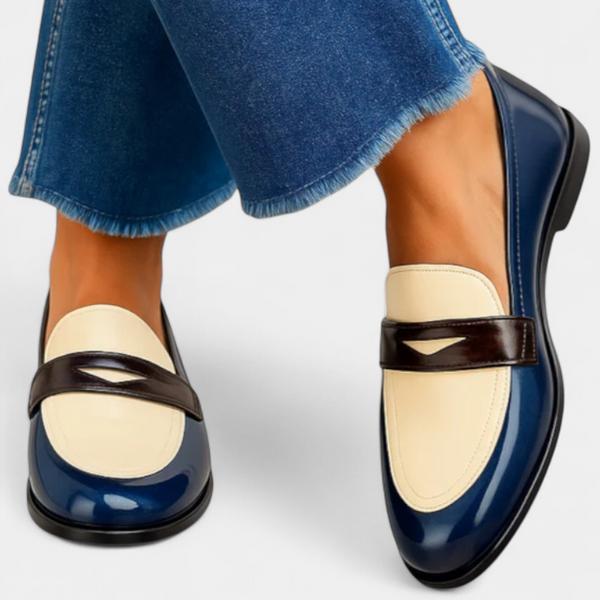 קלודיה - מוקסינים דו-גווניים בעיצוב קלאסי לנוחות מקסימלית