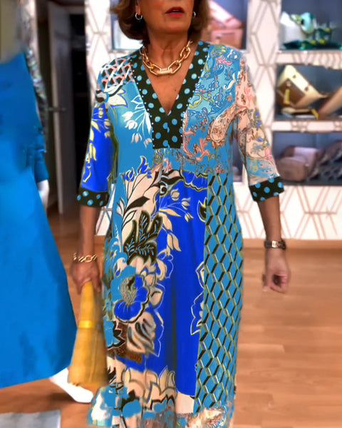 Charmaine - שמלת קיץ אלגנטית עם מחשוף V