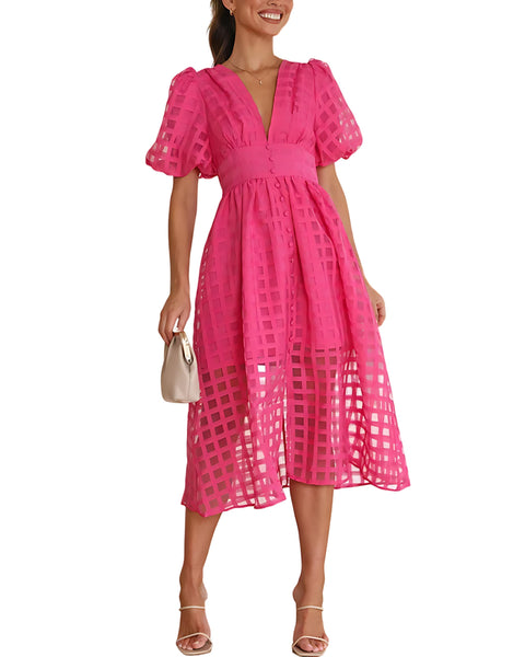 אליאנה - שמלת מידי קיץ אלגנטית