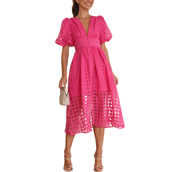 אליאנה - שמלת מידי קיץ אלגנטית