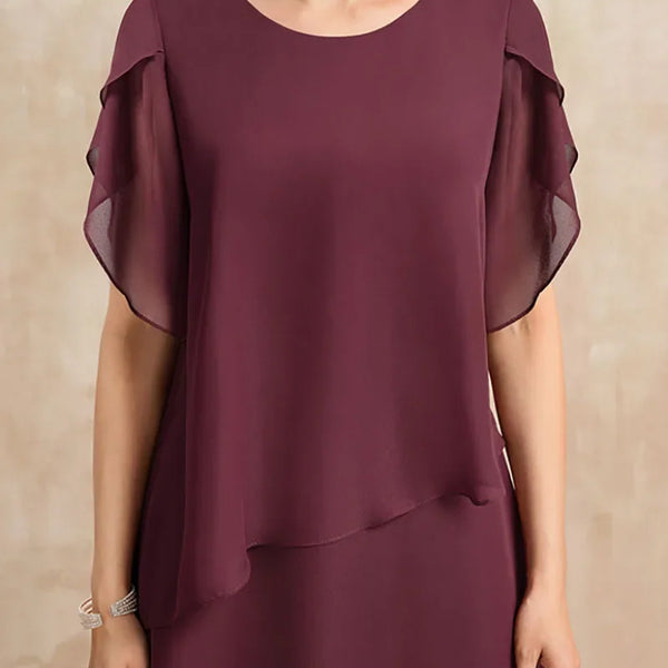 Celestia – שמלת שיפון קלאסית