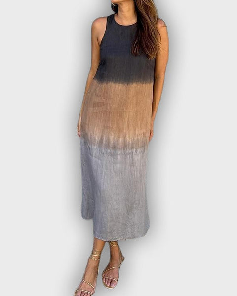 שמלת מירה™ מודפסת אלגנטית ונוחה