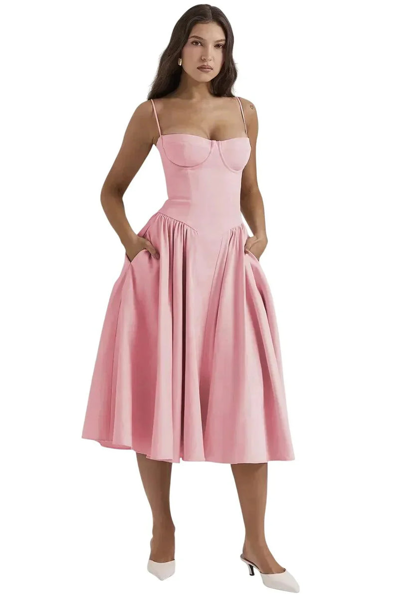 קייקי | שמלת מידי רטרו