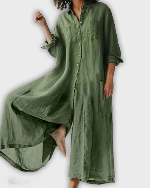 שמלות חולצה במידה גדולה עם כפתורים