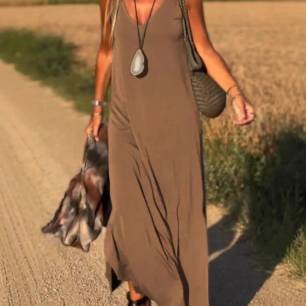 Evelyne - שמלת סטרפלס ארוכה ומסוגננת