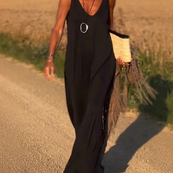 Evelyne - שמלת סטרפלס ארוכה ומסוגננת