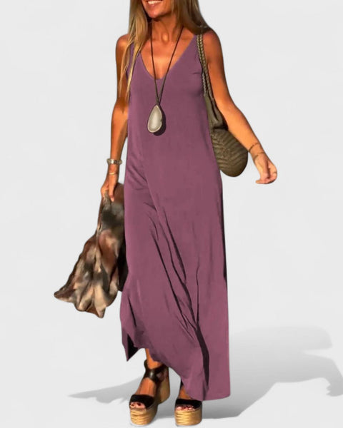 ברטה - שמלה קלילה עם רצועות דקות