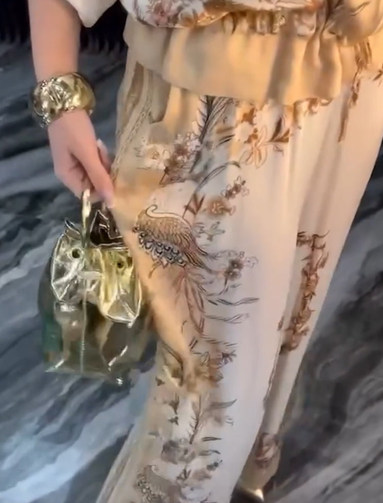 Sunmi - סט אלגנטי דו-חלקי עם רוכסן