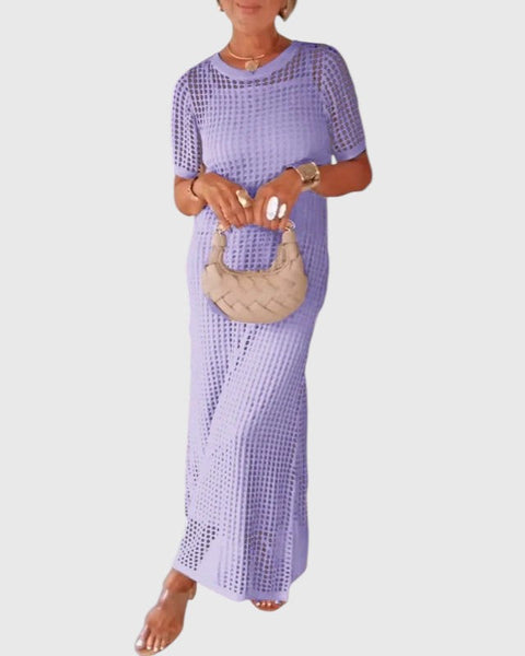 מגי - שמלת מקסי עם חיתוכים