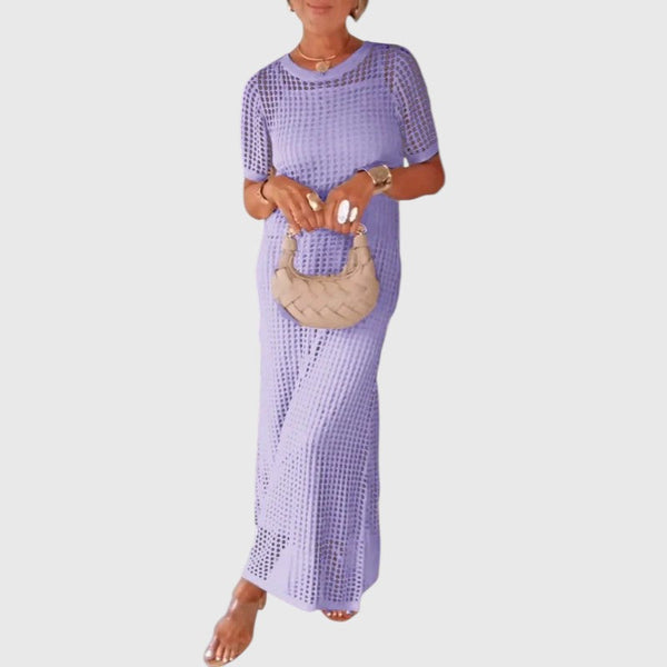 מגי - שמלת מקסי עם חיתוכים