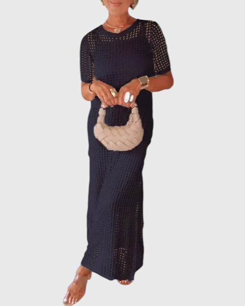 מגי - שמלת מקסי עם חיתוכים