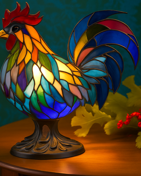 הקטור - מנורת תלייה זכוכית צבעונית