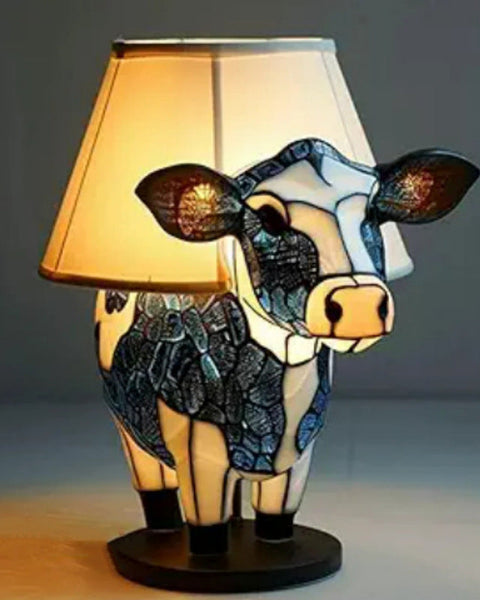 מרגריטה - מנורת פרה צבעונית מזכוכית קסומה