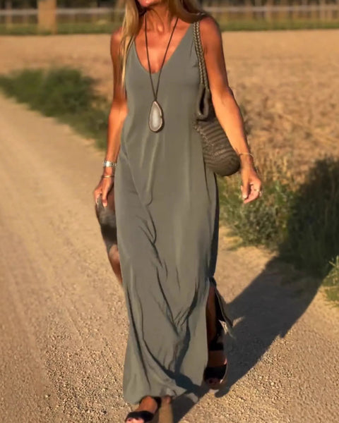 Evelyne - שמלת סטרפלס ארוכה ומסוגננת